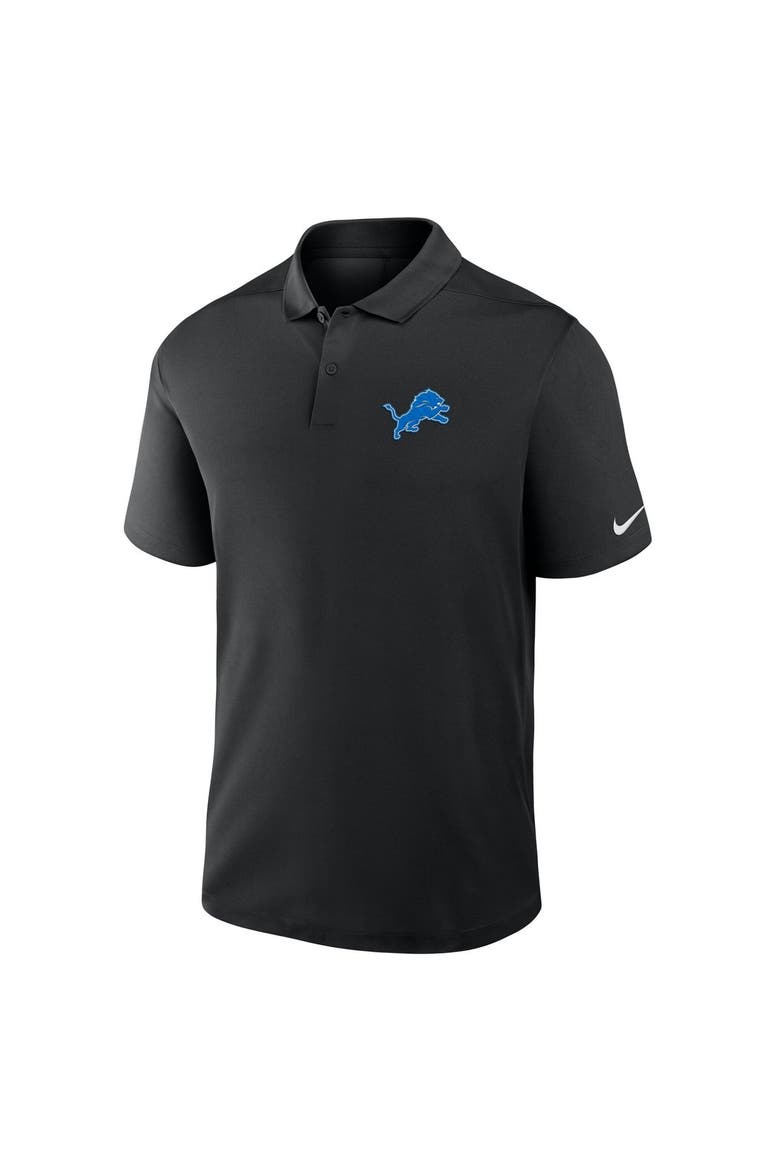 Men's Nike Black Detroit Lions Dri-FIT Victory Polo, Alternate, color, Black