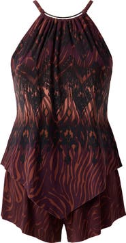 Magicsuit® Zabra Goldie Skirted One-Piece Swimsuit