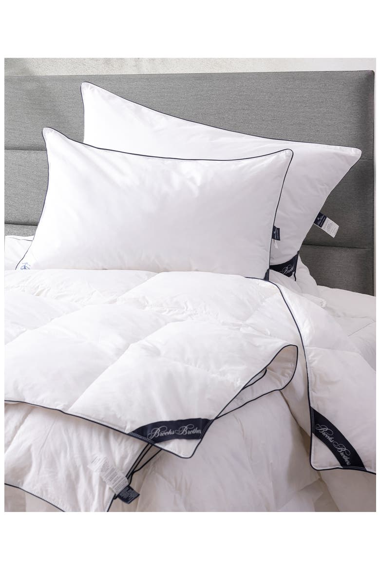 Goose Down Fill Comforter, Alternate, color, WHITE
