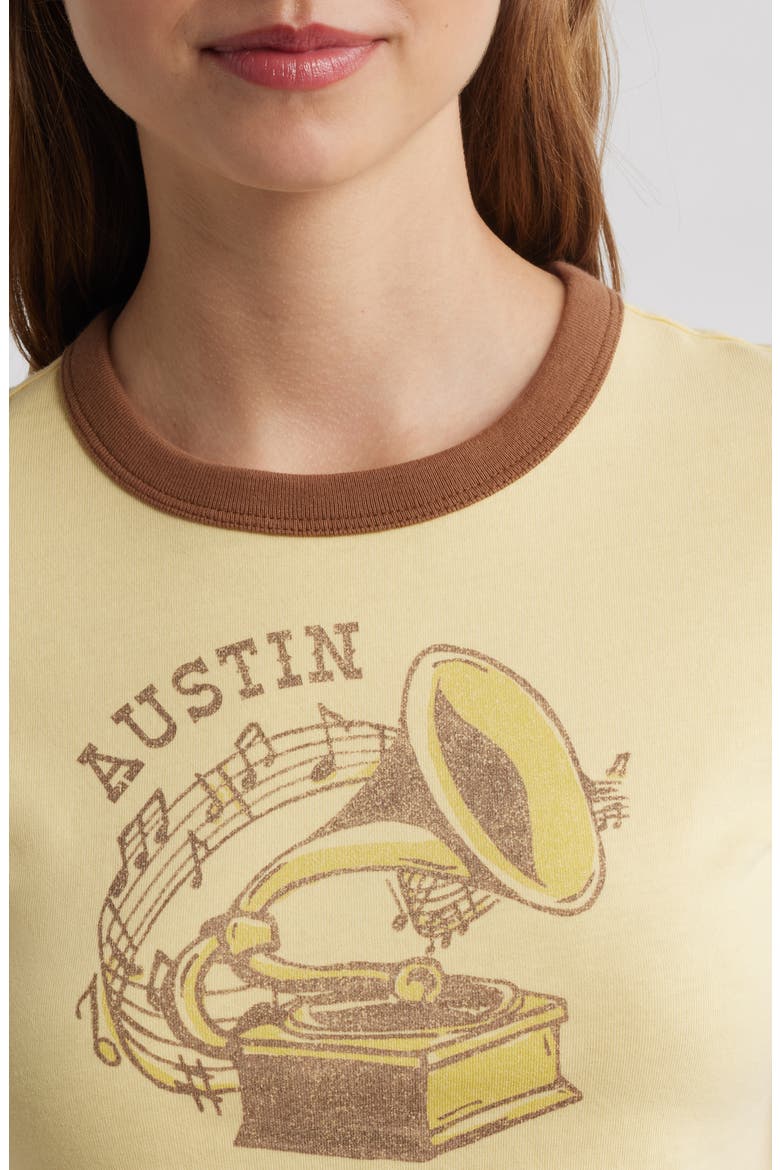 Austin Ringer Graphic T-Shirt, Alternate, color, SUNLIGHT