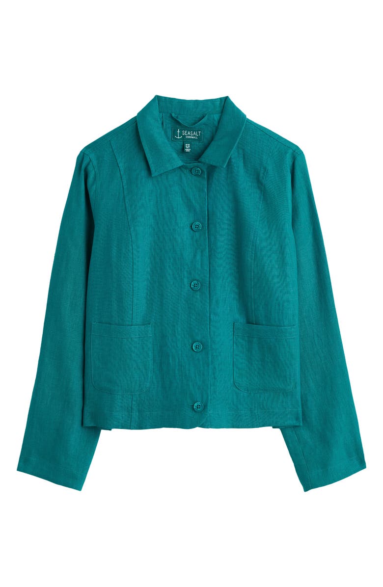 Seasalt Cornwall Arame Linen Jacket, Alternate, color, Deep Dive