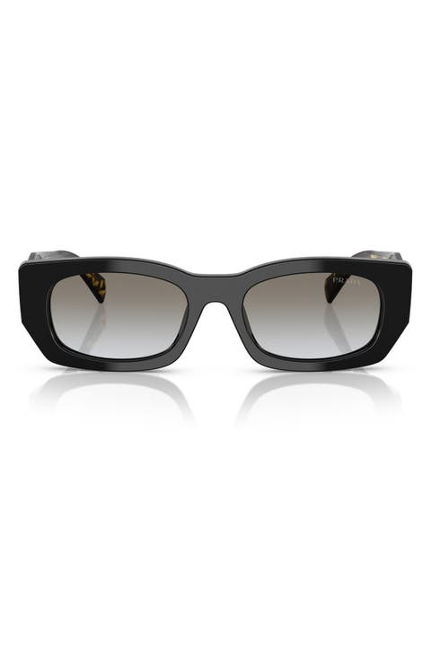 53mm Pillow Square Polarized Sunglasses