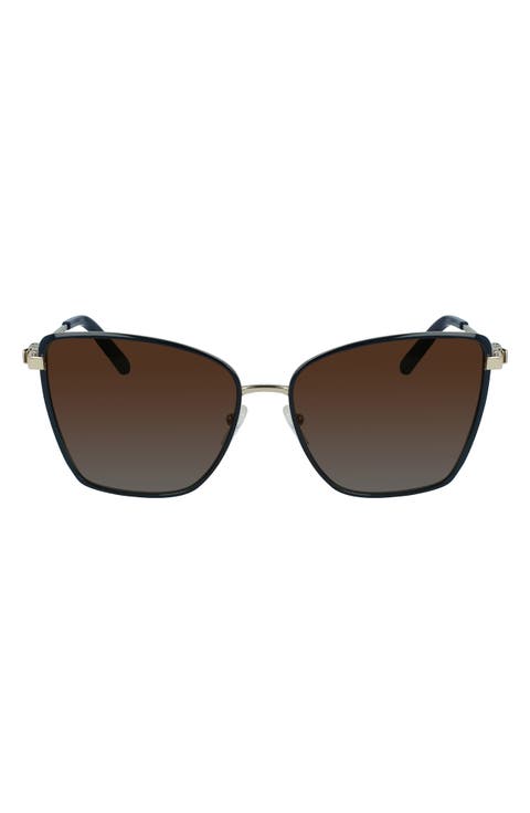 Vara 59mm Rectangular Sunglasses