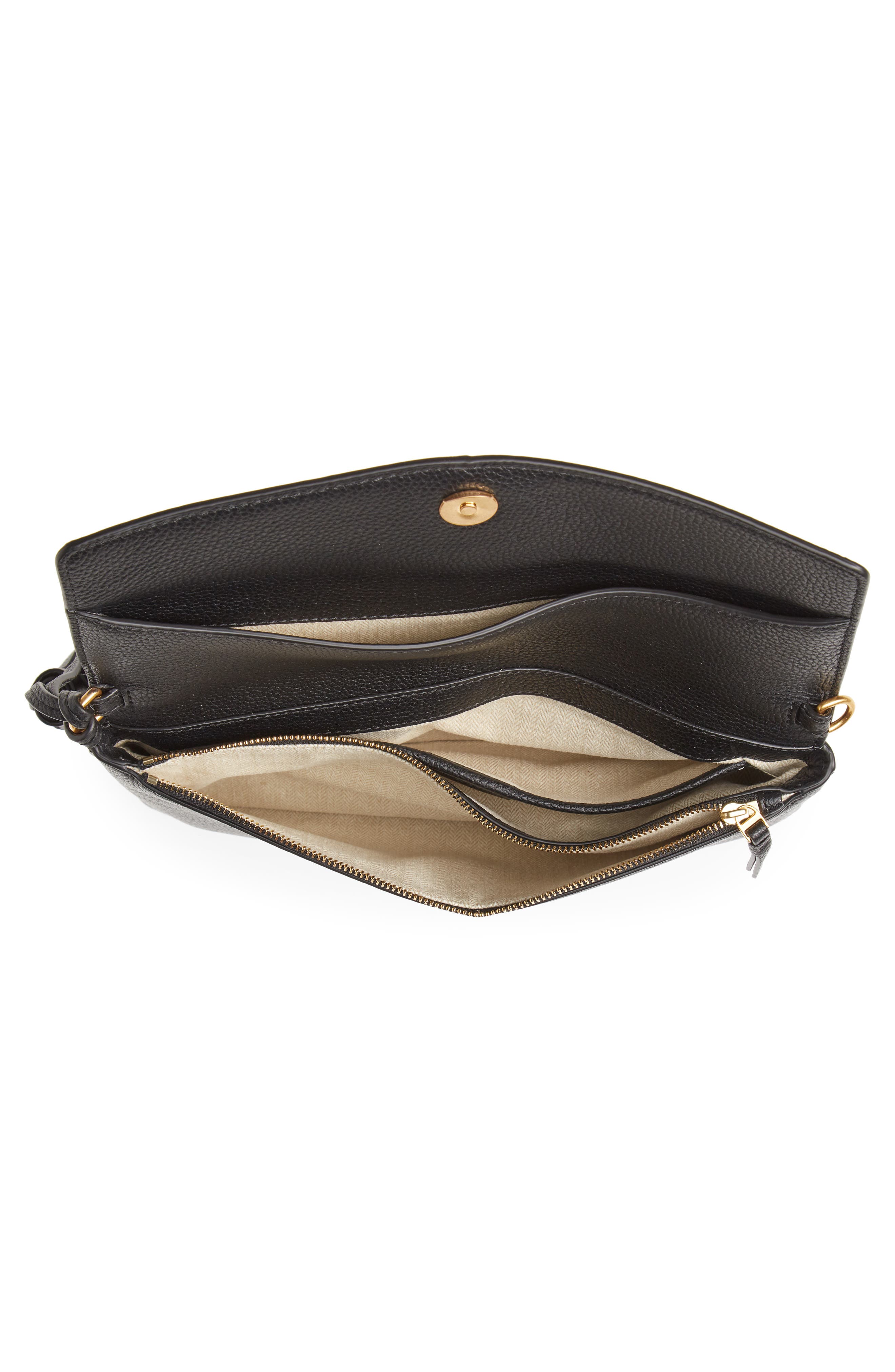 Tory Burch McGraw Leather Crossbody Bag, Alternate, color, 