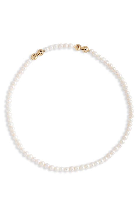 Noa Beaded Freshwater Pearl Necklace