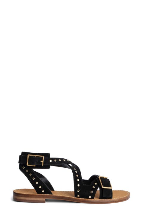 Cecelia Caprese Stud Strappy Sandal (Women)