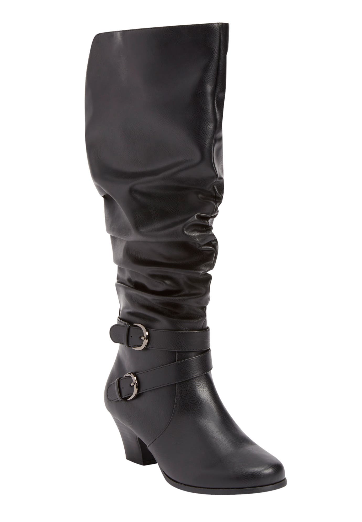 Comfortview The Cleo Tall Wide Calf Boot, Main, color, Black