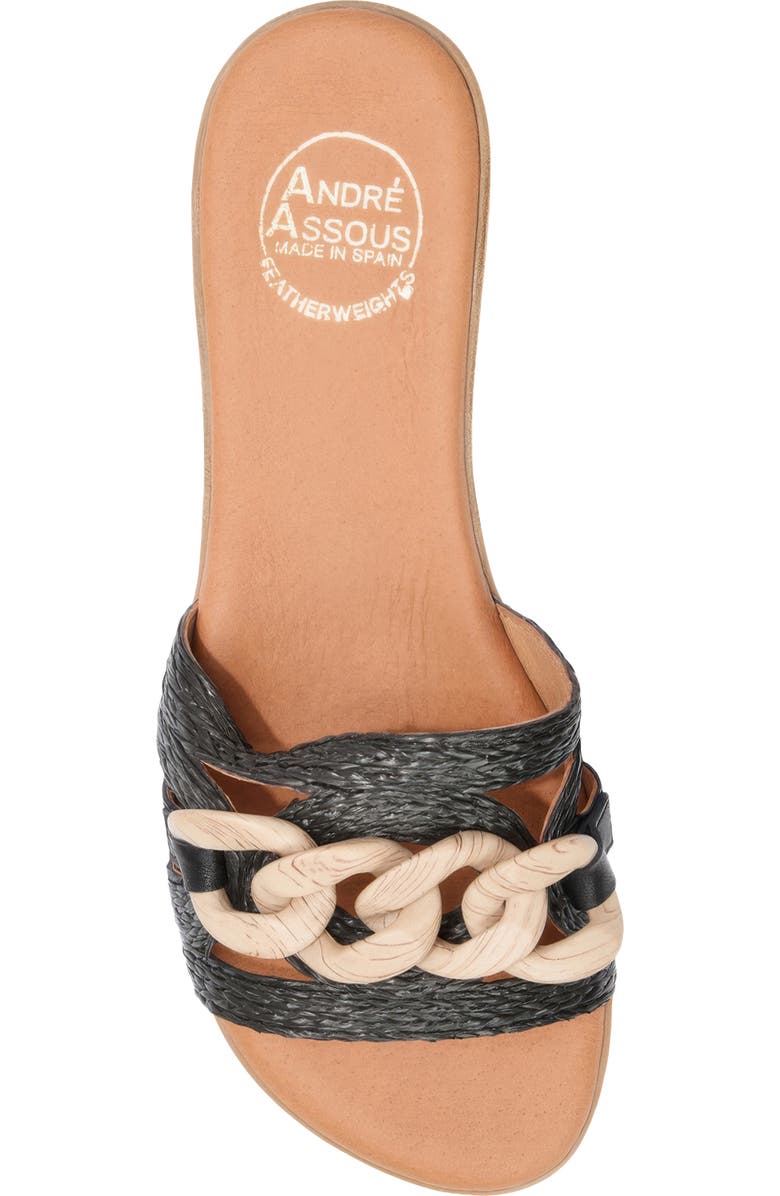 André Assous Neela Slide Sandal, Alternate, color, Black