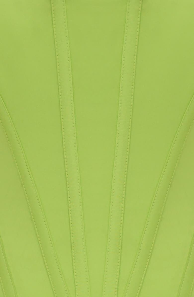 Mistress Rocks Chest Cutout Long Sleeve Corset Top, Alternate, color,