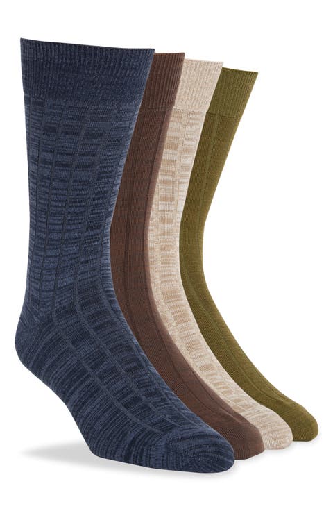 Ultrasoft 5-Pack Ribbed Dress Socks