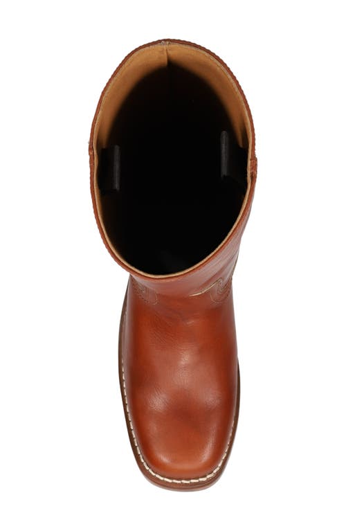 Frye Campus Knee High Boot In Saddle- Montana Leather