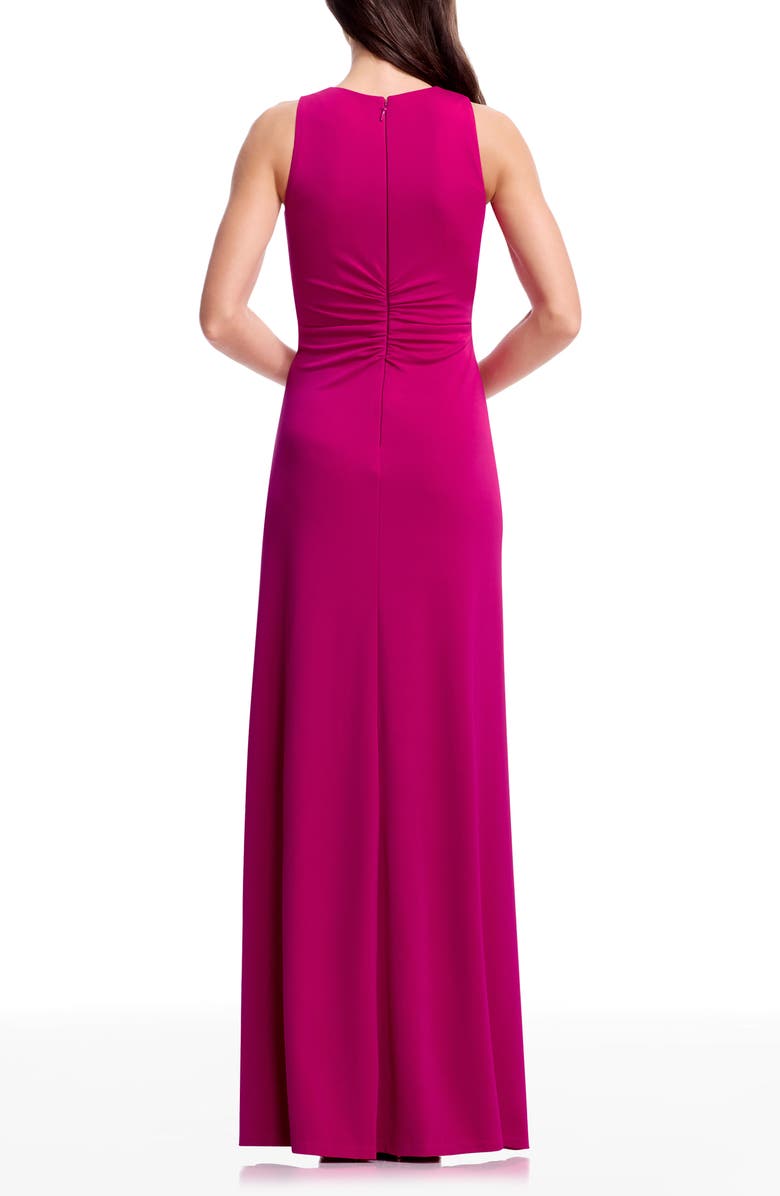 Dress the Population Deb Sleeveless A-Line Gown, Alternate, color, Dark Fuchsia