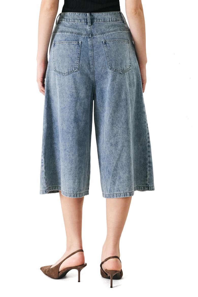 Culotte Pant, Alternate, color, LIGHT DENIM