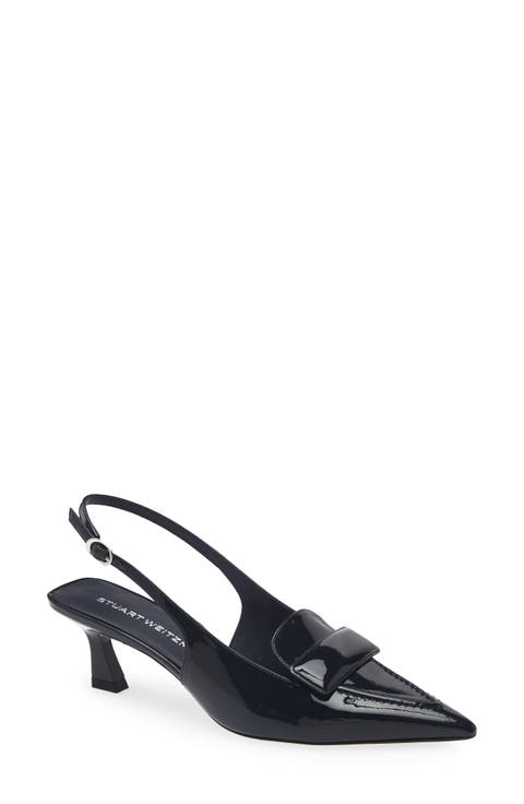 Sovinnie Slingback Patent Loafer Pump (Women)