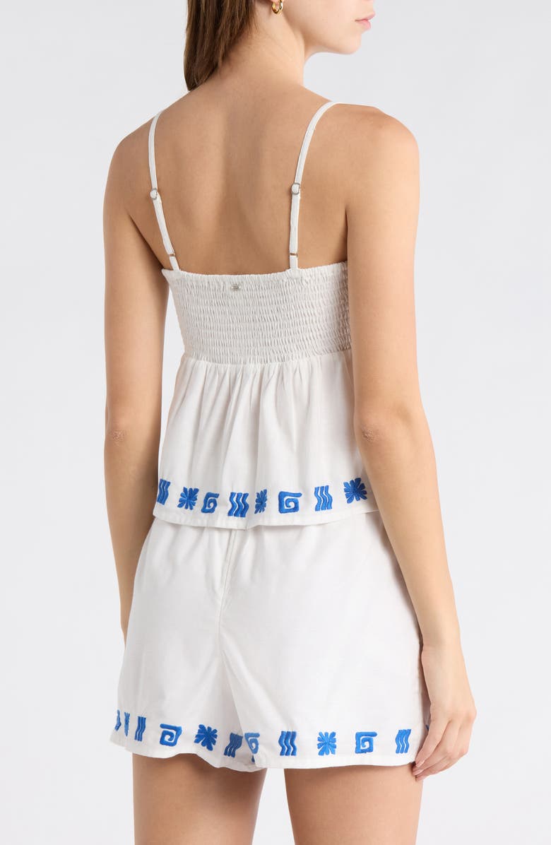 Billabong Embroidered Camisole, Alternate, color, Salt Crystal