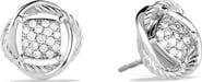 David Yurman Infinity Pavé Diamond Stud Earrings