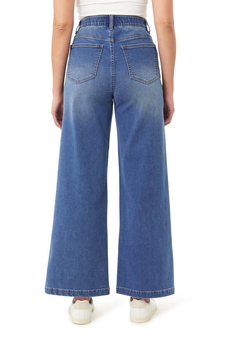 Parisian Café 30-inch Ultra High Rise Wide Leg Knit Jeans, Alternate, color, OXFORD