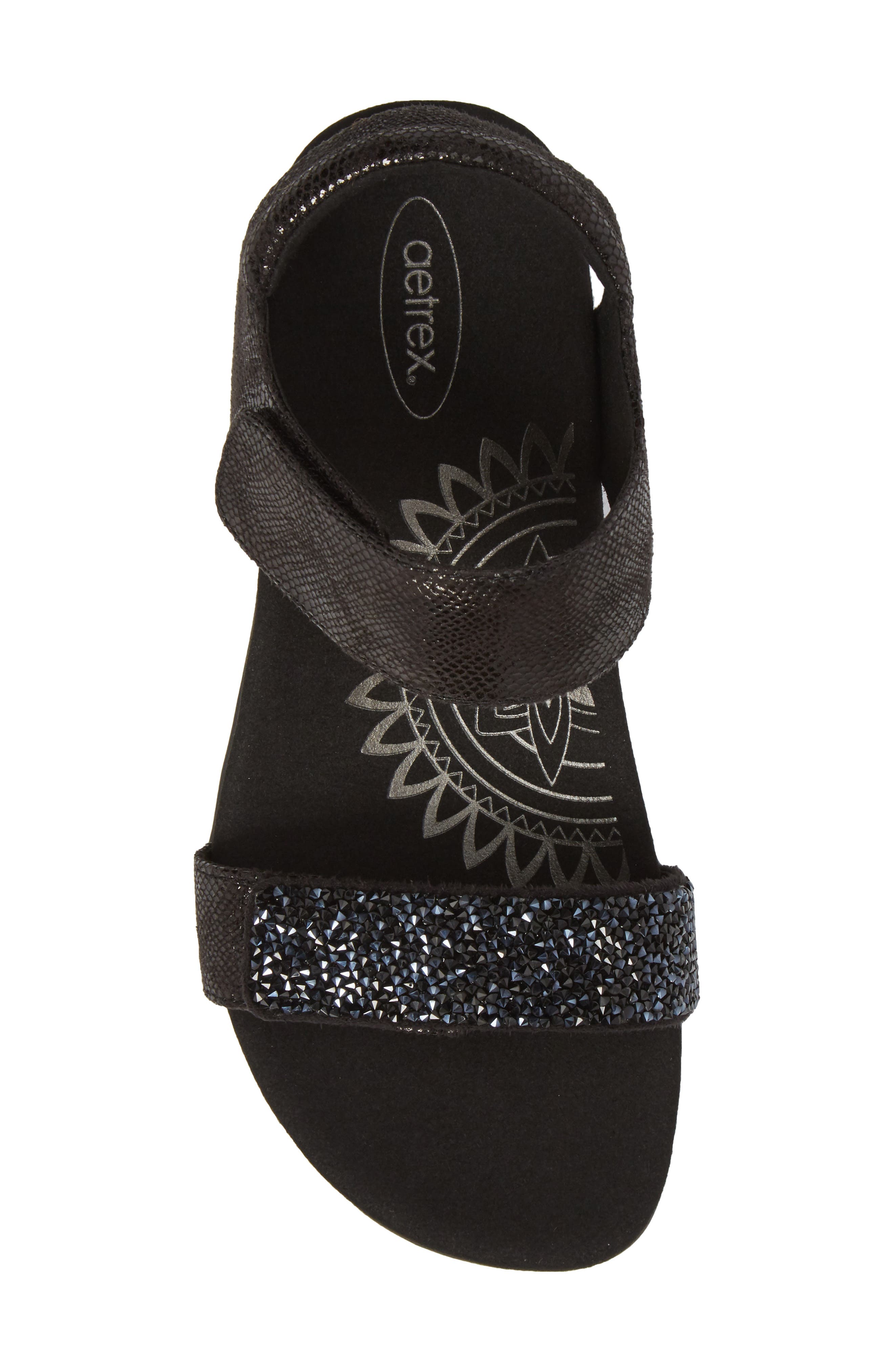Aetrex Maria Embellished Sandal, Alternate, color, 
