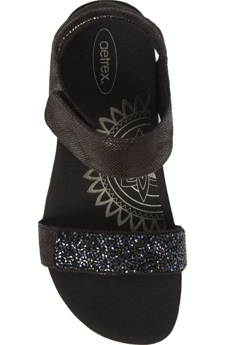 Aetrex Maria Embellished Sandal, Alternate, color,