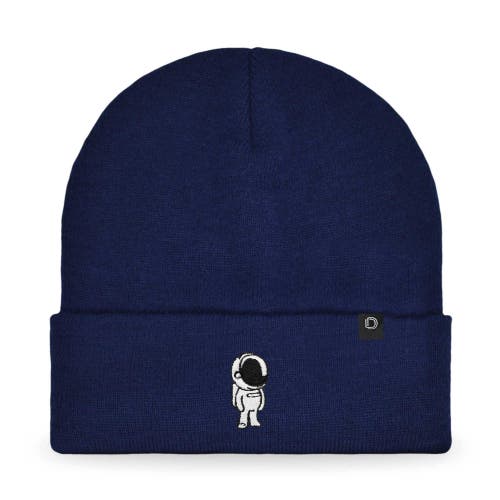 Dalix Astronaut Beanie In Navy Blue