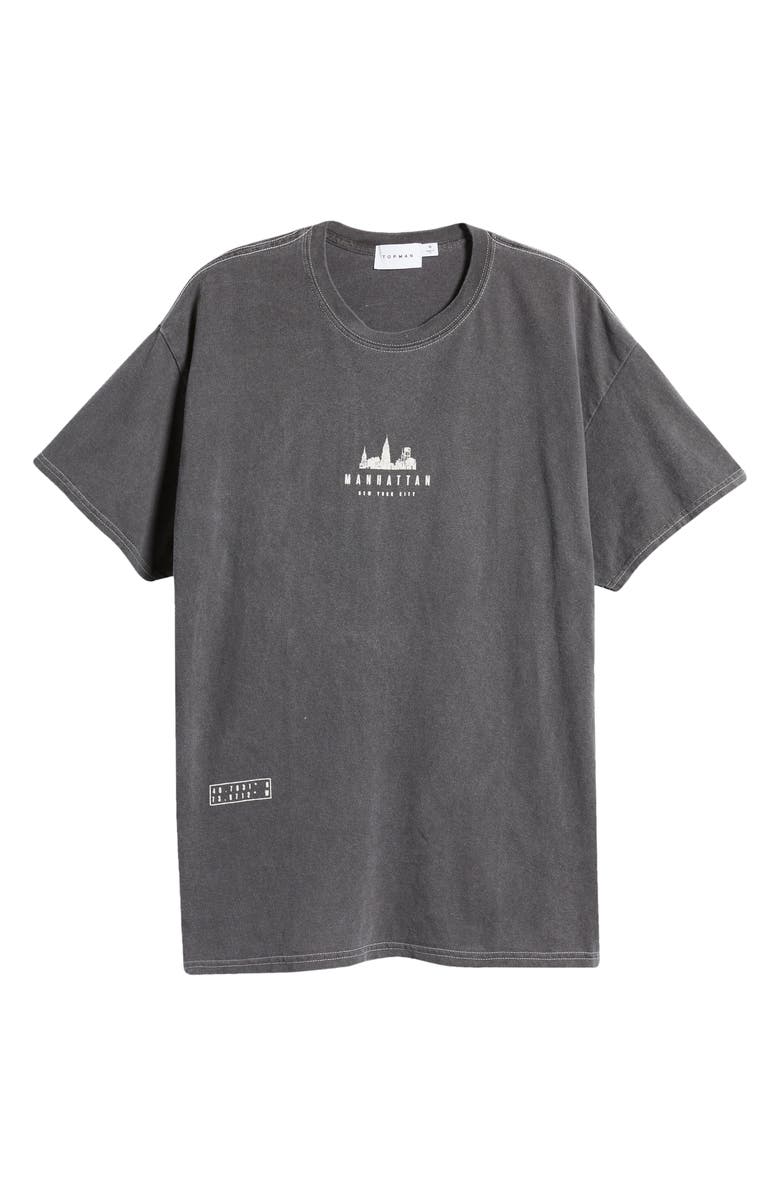 Topman Men's Manhattan Graphic Tee, Alternate, color,