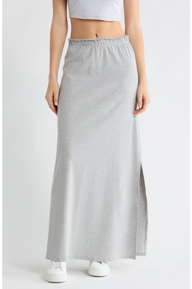 Ruffle Maxi Skirt, Main, color, MOONSTRUCK