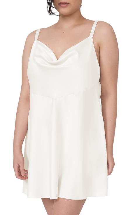 Heavenly Charmeuse Chemise (Plus Size)