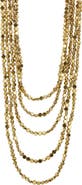 CHLOE AND MADISON Layered Beaded Necklace