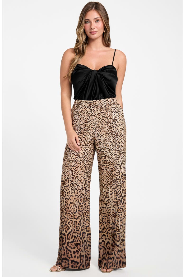 Amy Leopard Print Wide Leg Pants, Alternate, color, CHARMING LEOPARD PRINT
