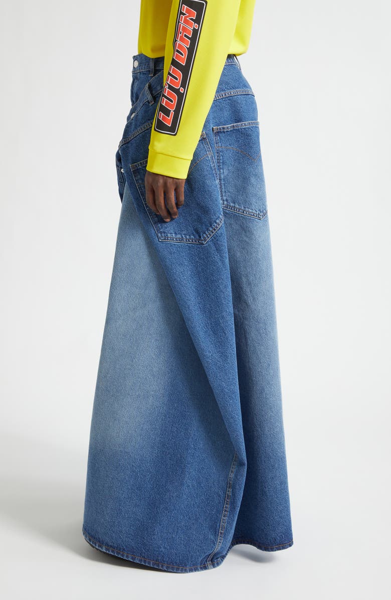 LU'U DAN Maxi x Maxi x Maxi Wide Leg Jeans, Alternate, color, Lawless