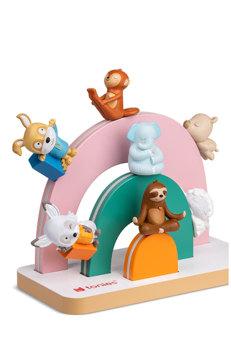 Mini Rainbow Tabletop Shelf, Alternate, color, MULTICOLOR