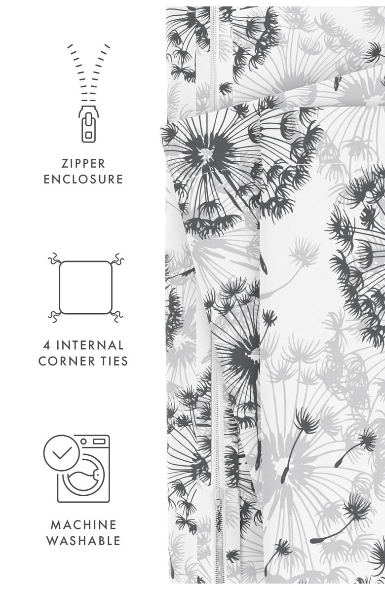 HOMESPUN Ultra Soft 3-Piece Duvet Cover Set, Alternate, color, Light Gray