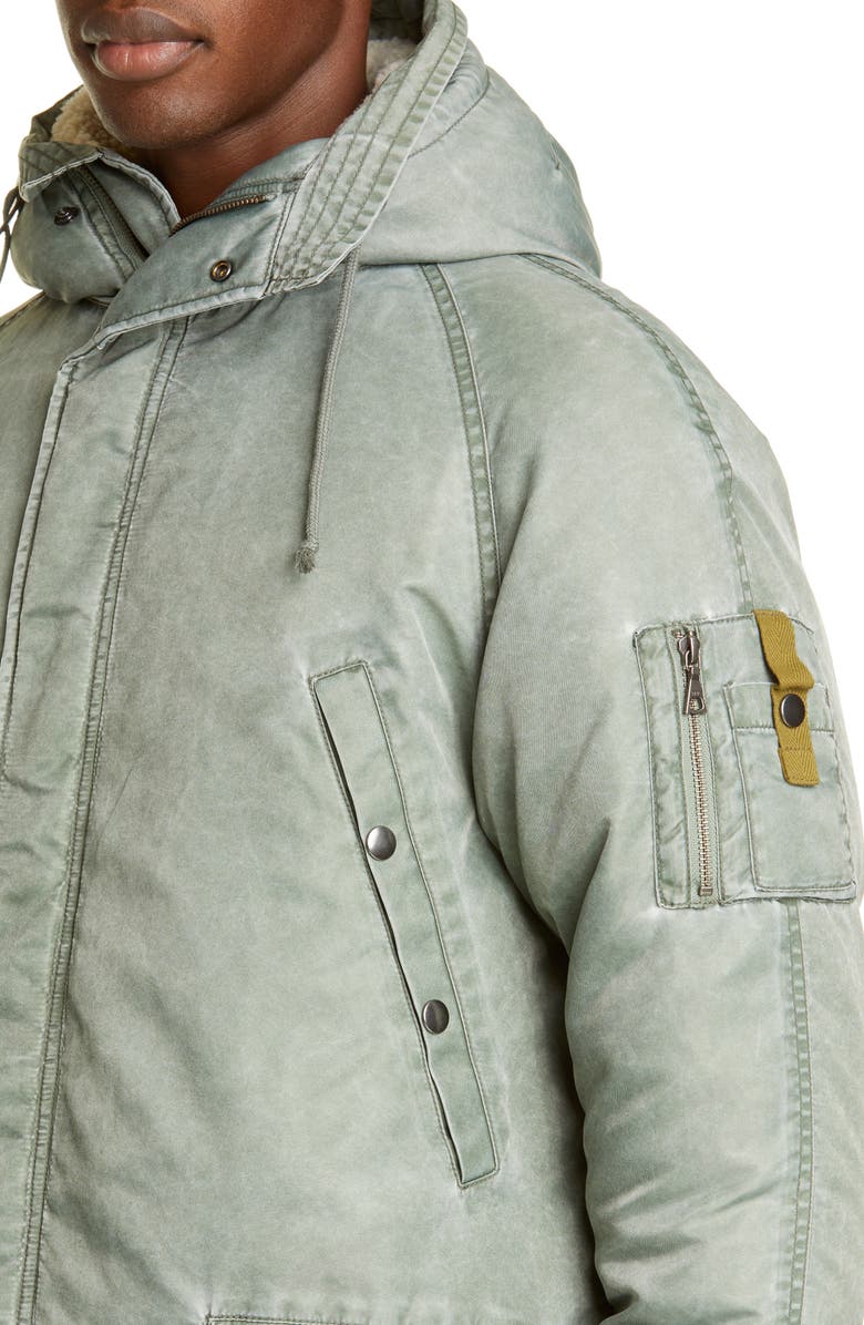 John Elliott Nicasio Hooded Down Nylon Coat, Alternate, color, 