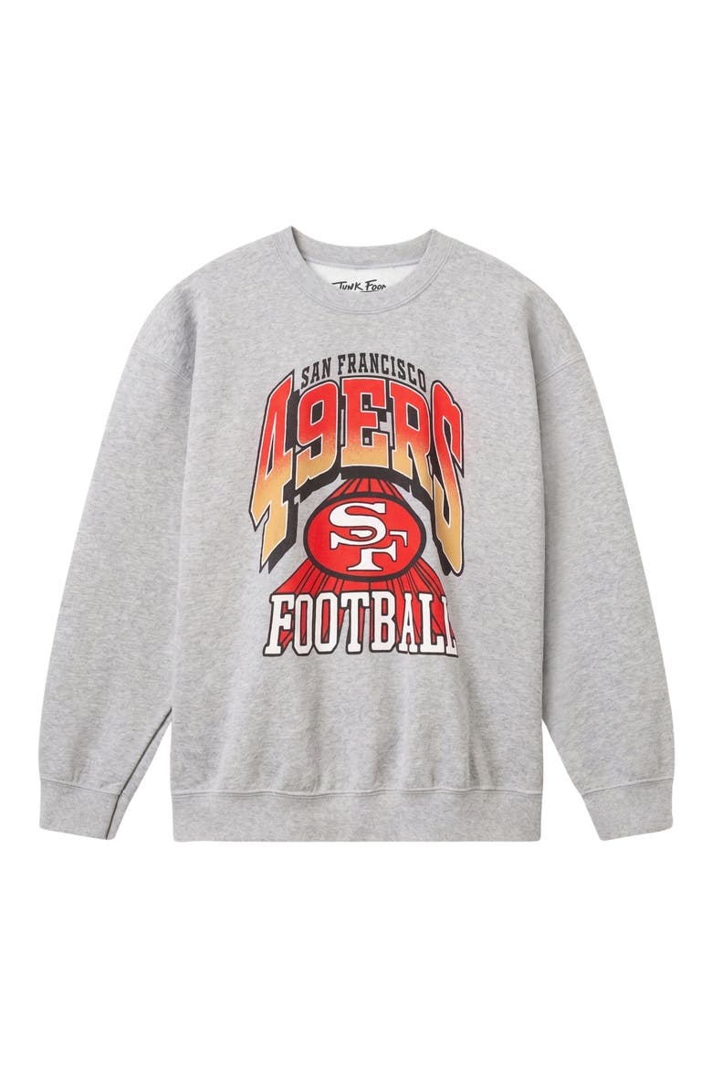 49ers All Pro Crewneck Sweatshirt, Main, color, HEATHER GREY