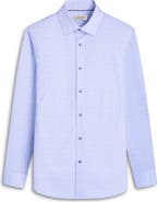Bugatchi James OoohCotton® Leaf Print Button-Up Shirt