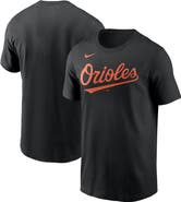 Nike Men's Nike Black Baltimore Orioles Team Wordmark T-Shirt
