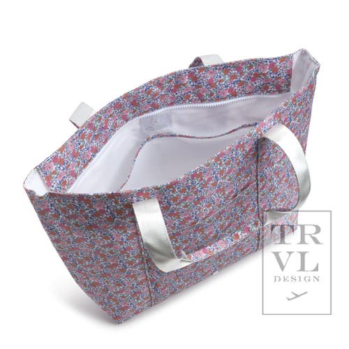 Trvl Design Garden Floral Tote In Pink