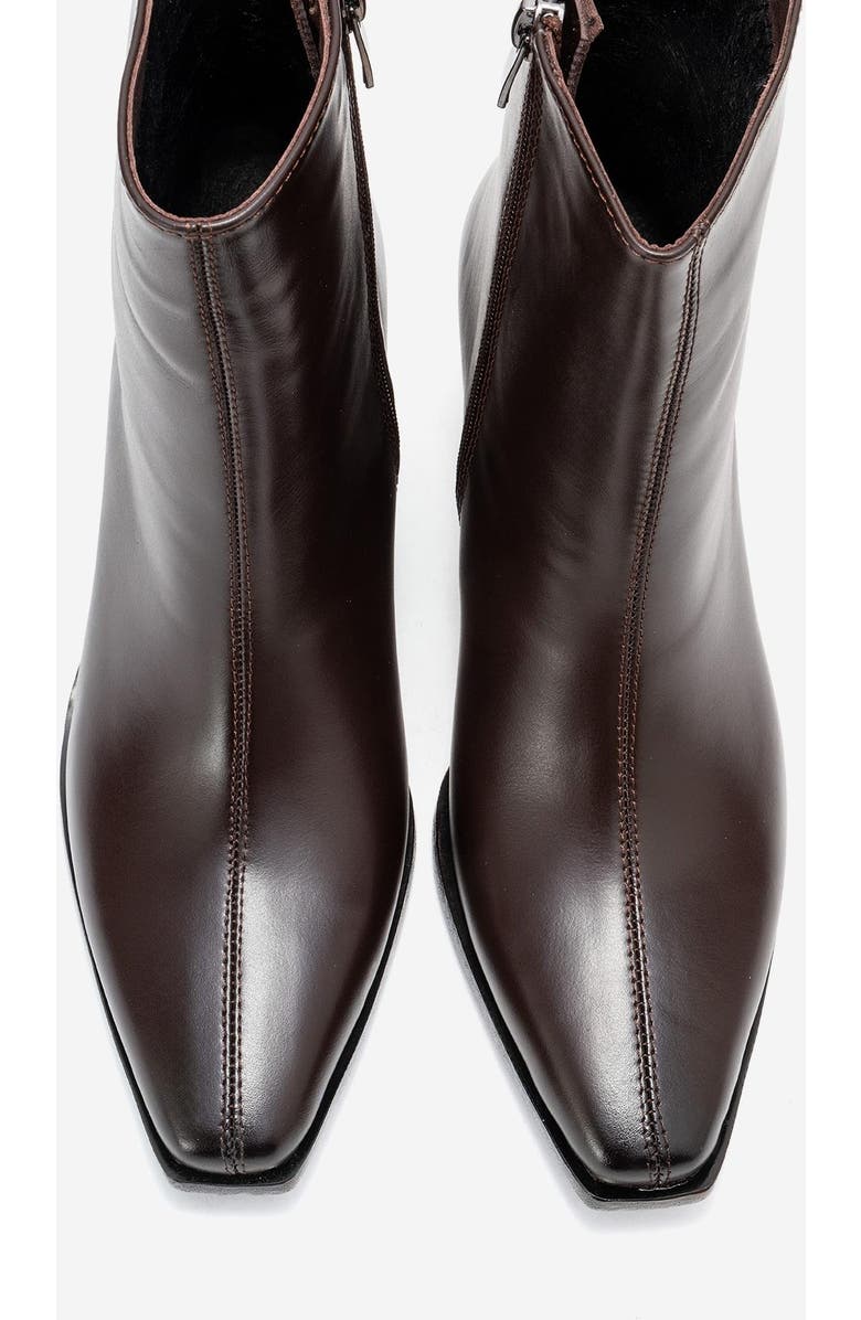 Forever & Always Shoes Lexia Leather Western Boot, Alternate, color, Brown