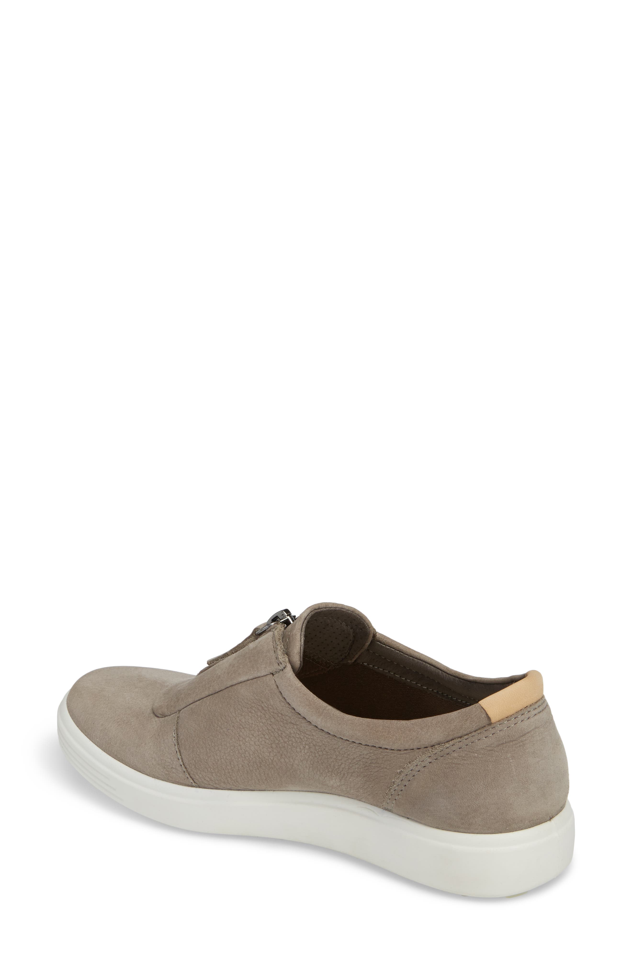 Soft 7 Slip-On Sneaker, Alternate, color, WARM GREY LEATHER
