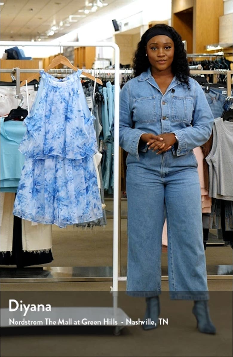 Isabelle Floral Print Romper, sales video thumbnail