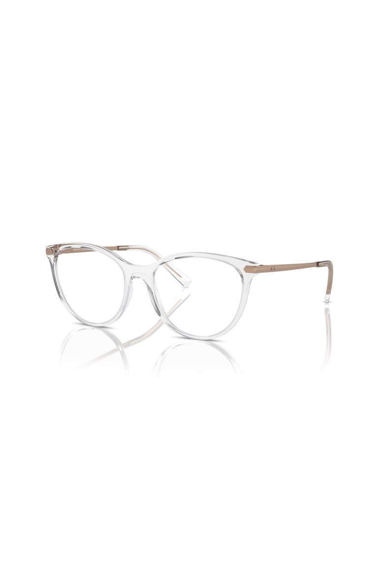 53mm Cat Eye optical glasses, Main, color, Transparent