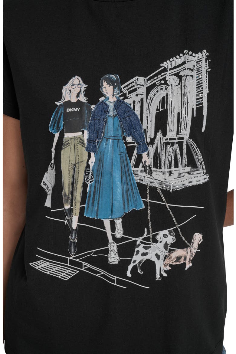 Met Museum Conversational Graphic T-Shirt, Alternate, color, BLACK