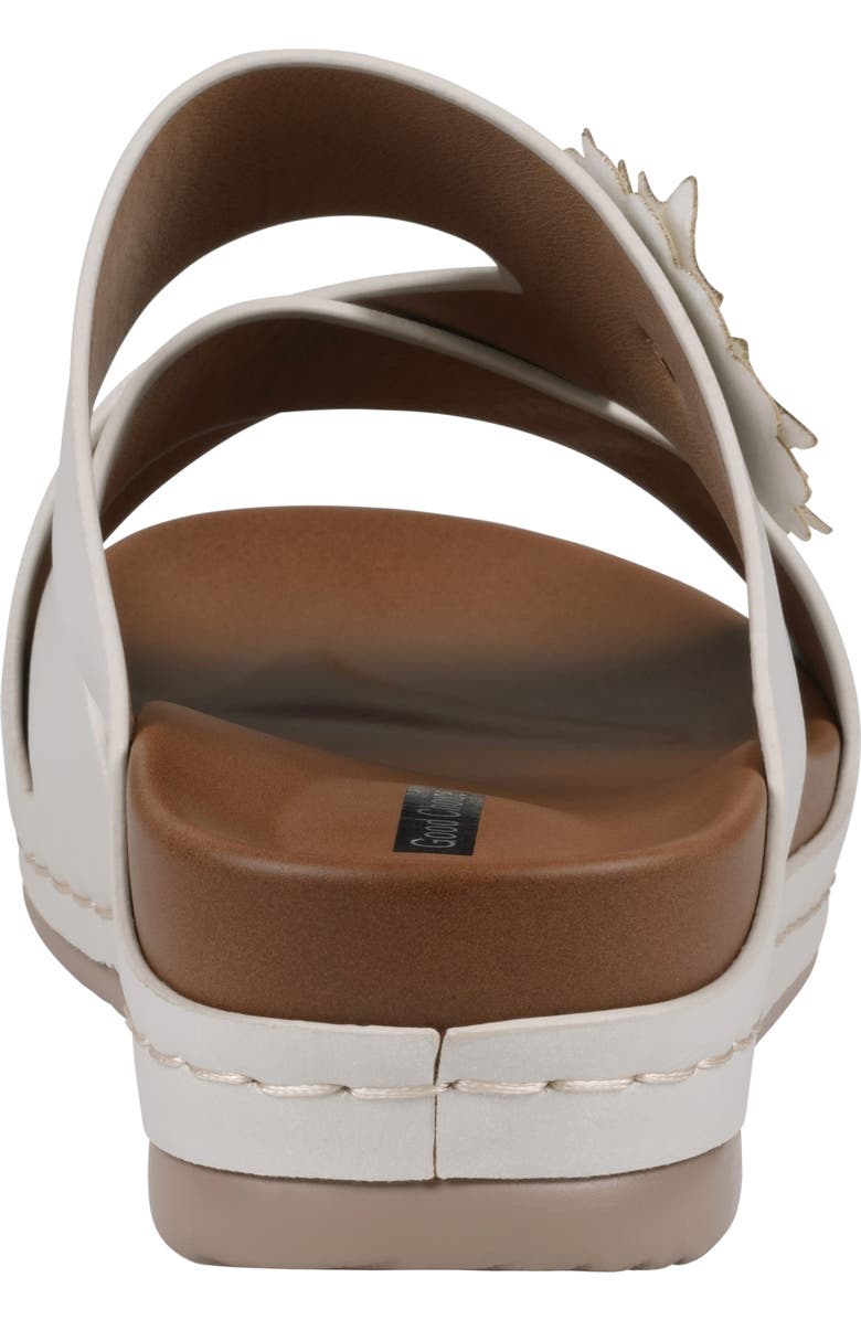 GC SHOES Nessie Comfort Slide Sandal, Alternate, color, White