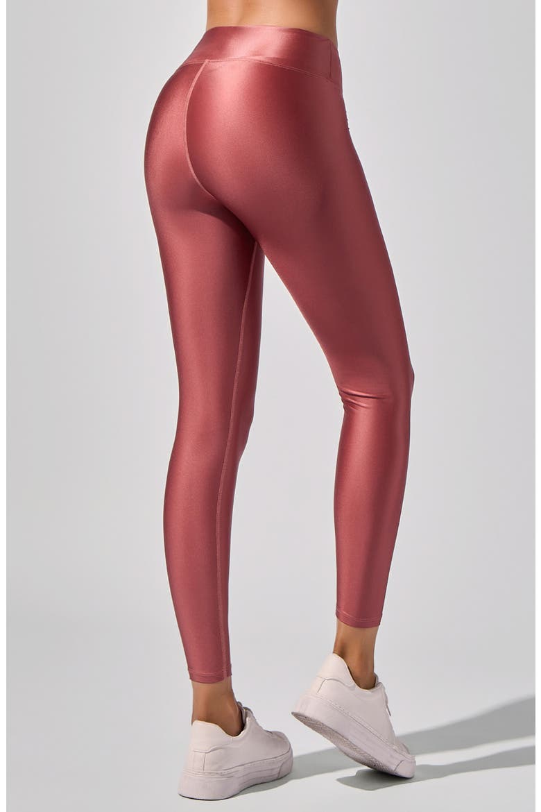 Celine High Waist Leggings, Alternate, color, ROSE