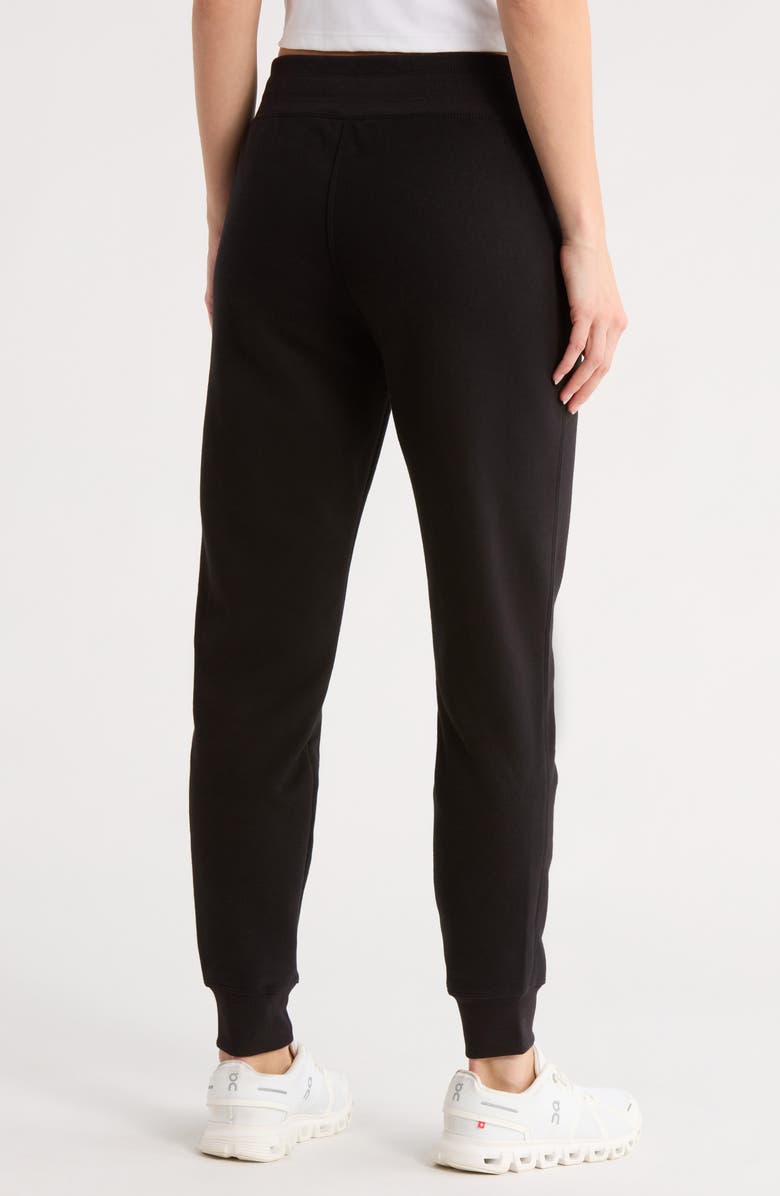 Calvin Klein Rib Trim Fleece Joggers, Alternate, color, 