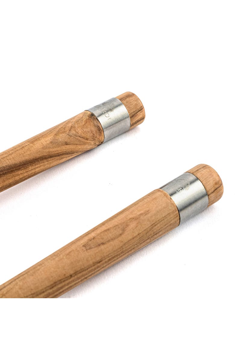 Berard France Olive Wood Handcrafted 2 Piece Salad Server Set, Alternate, color, Brown