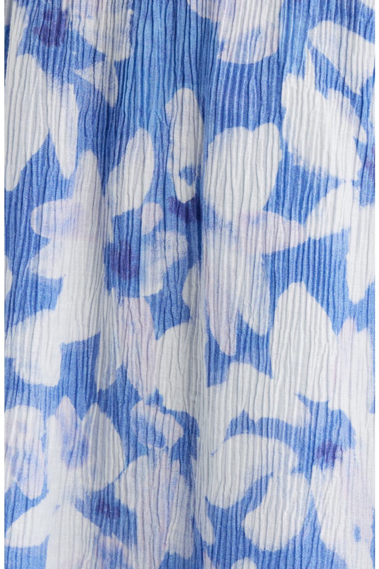 Zana Floral Smocked Long Sleeve Dress, Alternate, color, BLUE AMARANTH