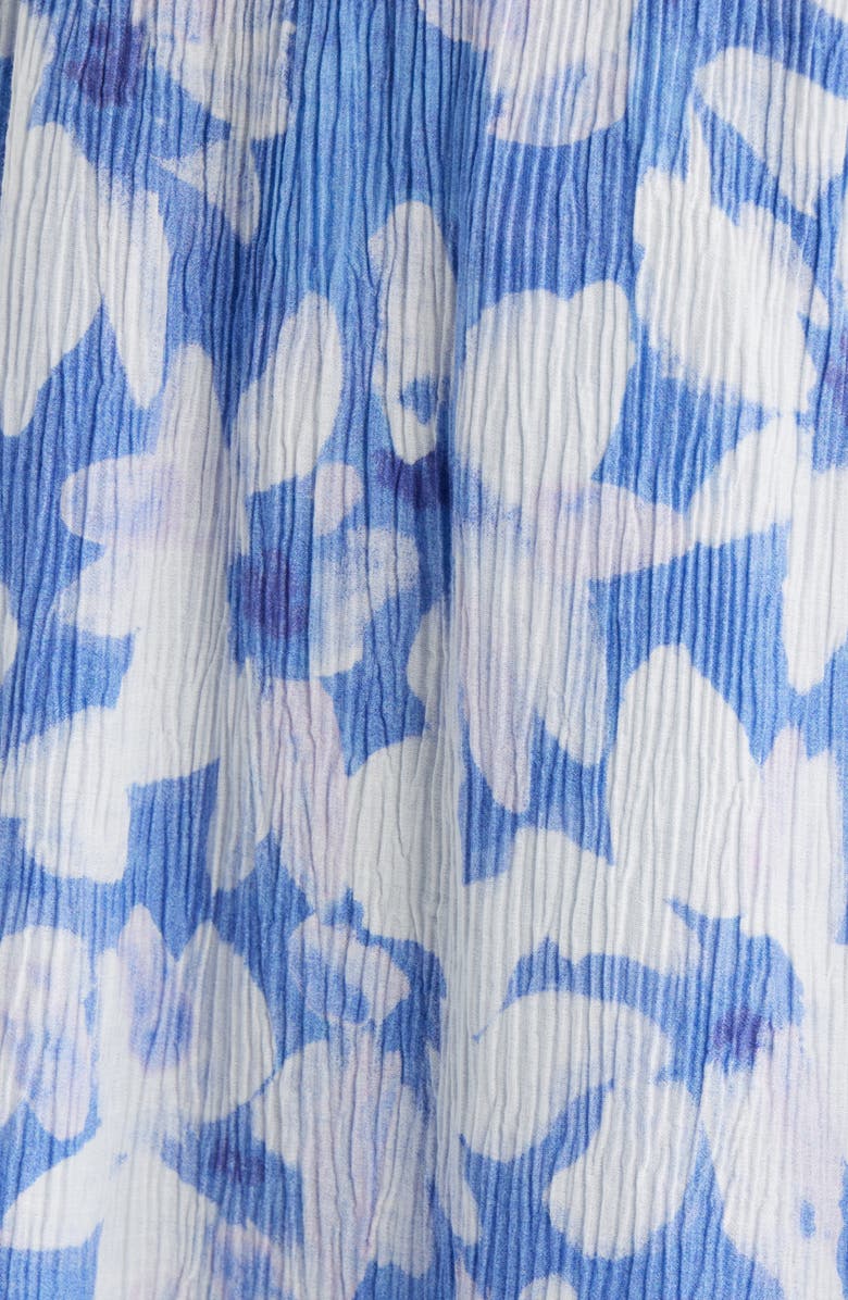 Rails Zana Floral Smocked Long Sleeve Dress, Alternate, color, Blue Amaranth