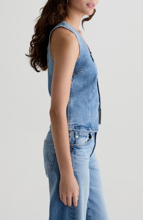 AG TEAGAN DENIM BUTTON-UP VEST 
