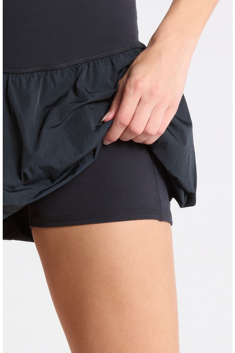 Radiant Kallie Hybrid Skort, Alternate, color, BLACK